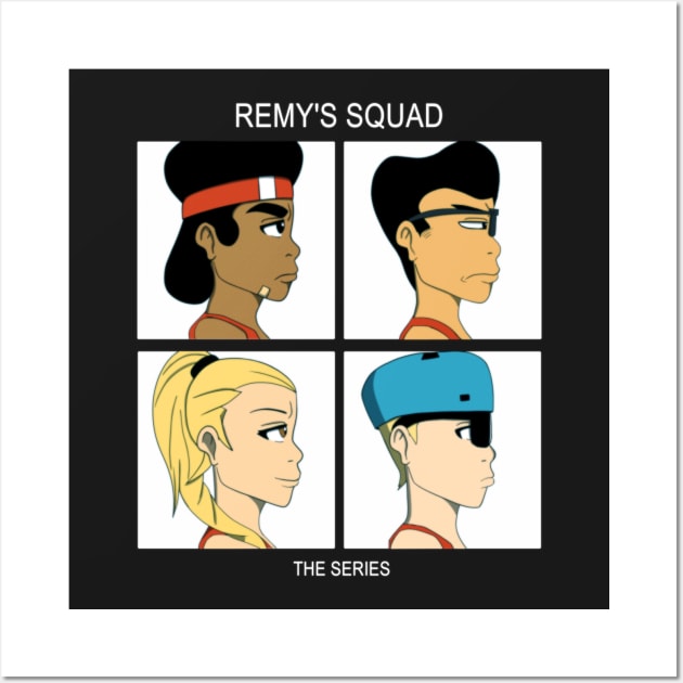 Remy's Squad Demon Days Tribute Wall Art by cartoftoons